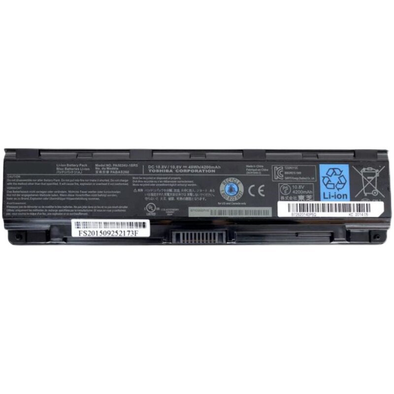 Compatible with Toshiba Satellite L800-C29B, L800-C50W1, and L800-C51B Laptop Batteries