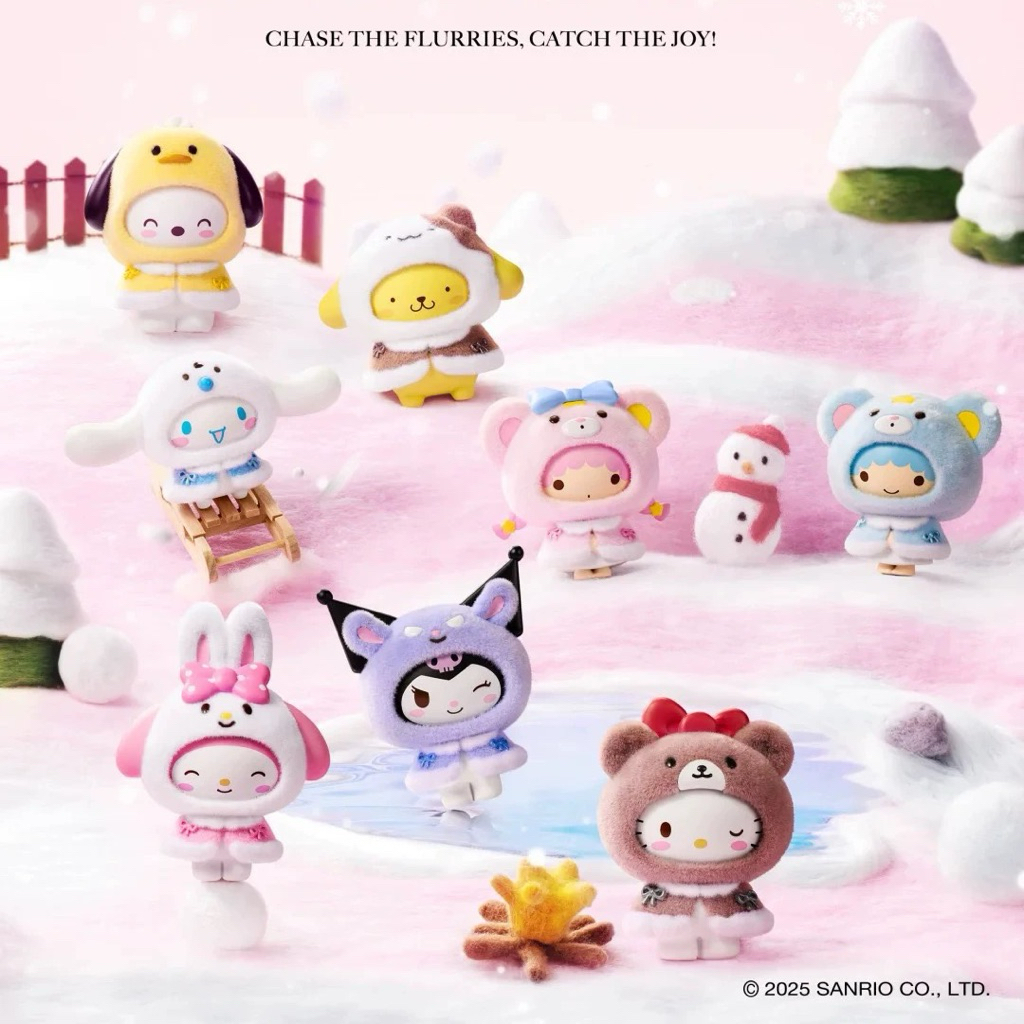พร้อมส่งด่วนในไทย🇹🇭 กล่องสุ่มพวงกุญแจ Miniso x Sanrio พวงกุญแจ plush doll keychain Miniso ของแท้จากเซี่ยงไฮ้🇨🇳