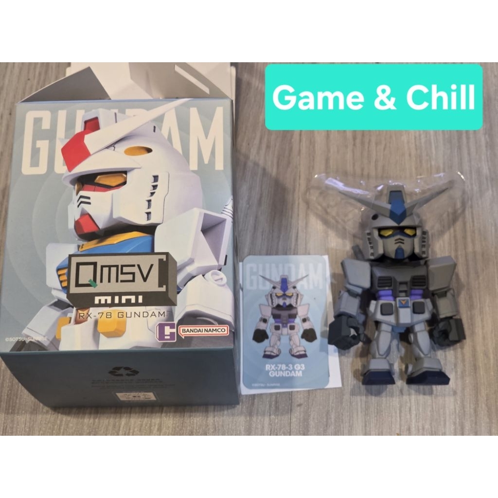 มือ 2 กล่องส่ม qmsv mini gundam เหมือนใหม่ แกะแล้ว พร้อมส่ง