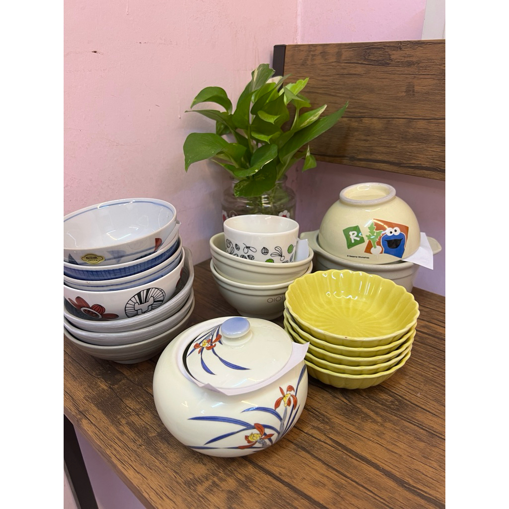 Sales15.5 - ถ้วยขนม จาน ชาม งานเซล คละแบบคละลาย