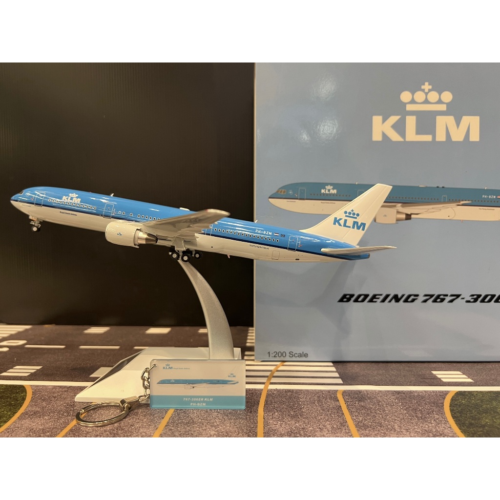 JFox Model [JF7673011] 1:200 KLM B767-306ER PH-BZM