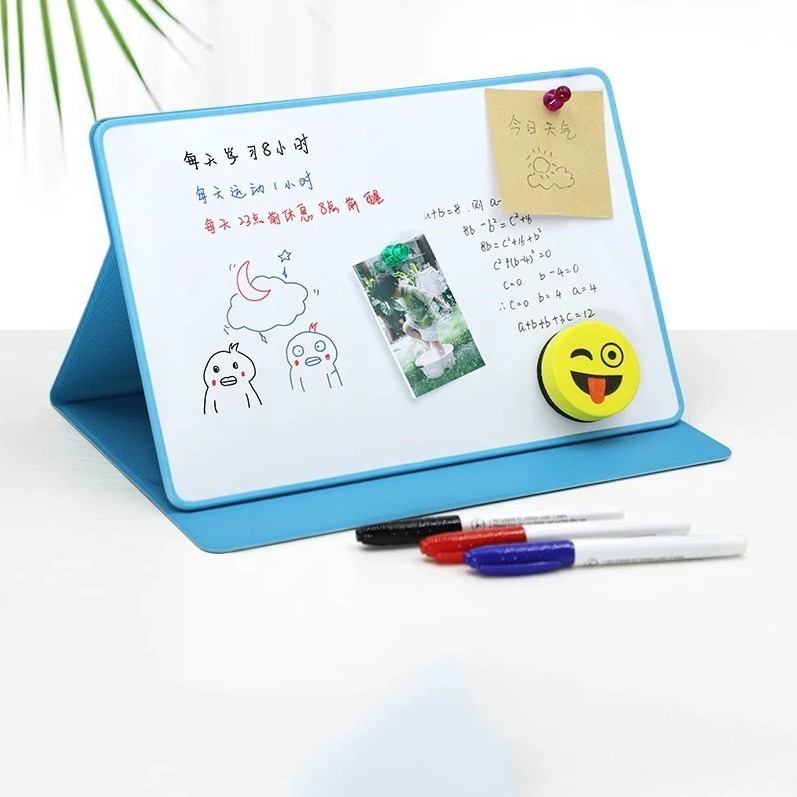 ไวท์บอร์ด โน้ตบุ๊ก แบบพกพา Whiteboard Notebook เช็ดง่าย A4 สําหรับการเรียน สํานักงาน โน้ตบุ๊ก