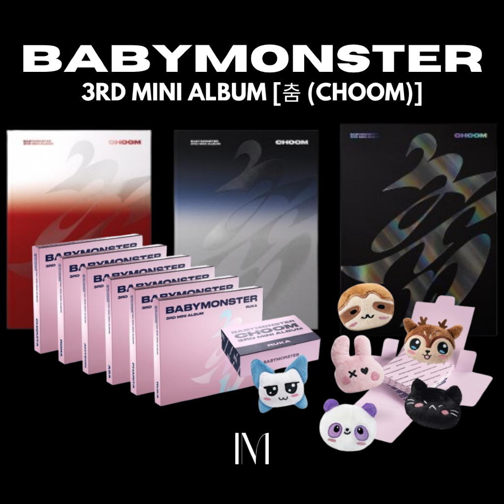 [PRE] BABYMONSTER 3rd MINI ALBUM [춤 (CHOOM)] ✈️ ส่งกลับแบบแอร์