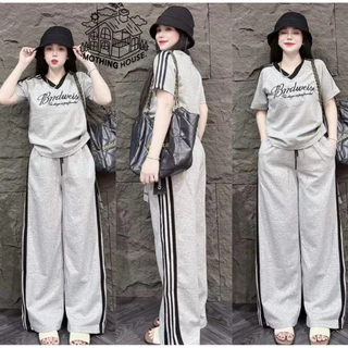 ชุดเซ็ท คอวีงานปักอังกฤษ B404 แต่งแถบข้าง ฟรีไซร์ สาวอวบใส่ได้