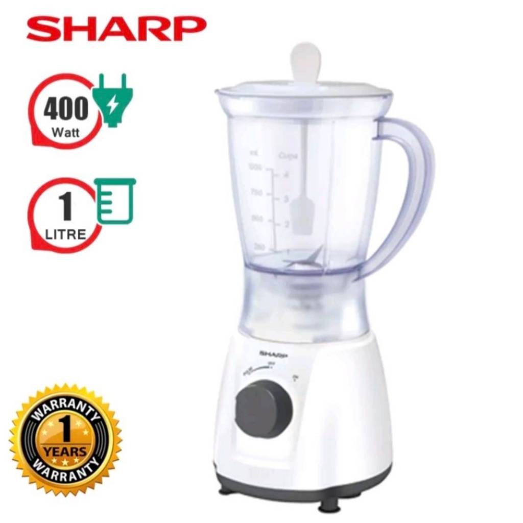 *ไม่มีโถปั่นแห้ง* เครื่องปั่น SHARP EM-M4  เครื่องปั่นอเนกประสงค์ชาร์ป SHARP รุ่น EM-M4  ขนาด 1 ลิตร
