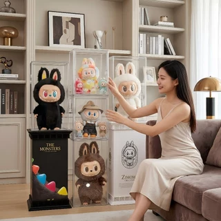ตู้โชว์ตุ๊กตา ขนาดใหญ่ อะคริลิคใส กันฝุ่นสูง เก็บฟิกเกอร์ ตู้เก็บตุ๊กตาสะสมสวย