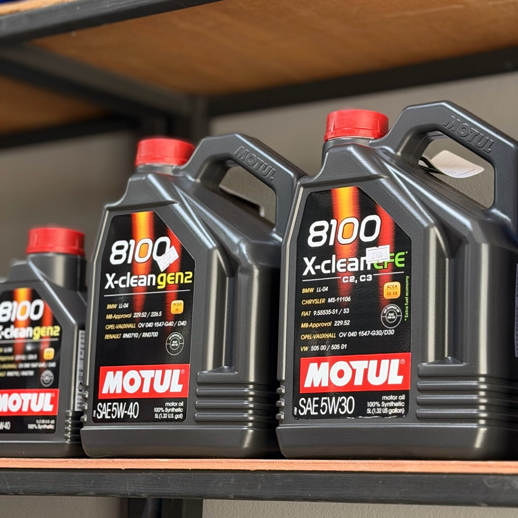[ตัวท๊อป] Motul 8100 X-Clean Gen2 & EFE