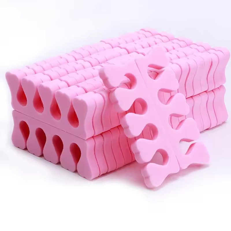 20 Pcs Nail Polish Separators Sponge Finger Toe Separators Manicure Pedicure Nail Art Tool Feet Care