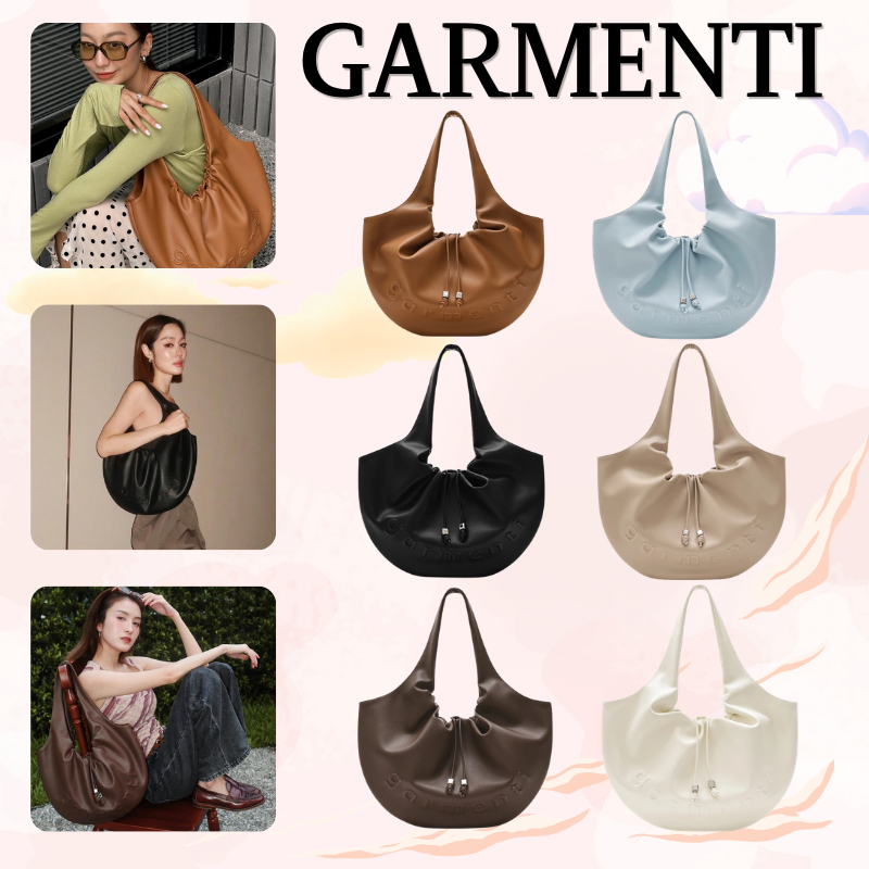 ✅【100% Authentic】GARMENTI MANTOU Shoulder Bag กระเป๋าสะพาย 🆕Brand New แบบลวดลายโลโก้🔥