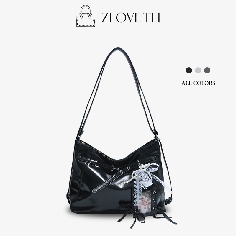 ZLOVE กระเป๋าสะพายสุภาพสตรี สามารถใส่การ์ดขนาดเล็กได้ ความจุสูง เวอร์ชั่นเกาหลี แฟชั่น รุ่นใหม่ หนัง กระเป๋าสวย