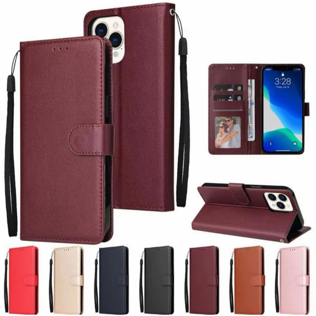 เคสฝาพับหนัง เคสเปิดปิด สำหรับ iphone 17 17Promax 16 15 14 pro max 14plus 13 13 pro 13 12 11 promax เคสใส่นามบัตรได้