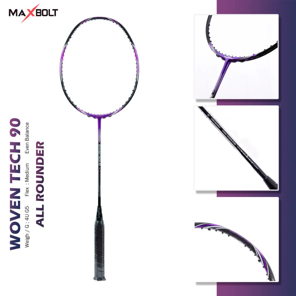 MAXBOLT WOVEN TECH 90 MIDNIGHT EDITION 4U G5 100% ORIGINAL READY STOCK
