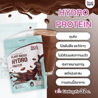 Soulmate Protein Hydrolyzed โซลเมท โปรตีน ไฮโดรไลซ์ | โปรตีนพืชผสมไข่ขาว [400 G]