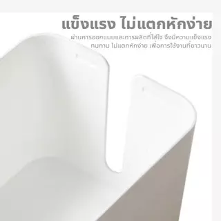 กล่องเก็บปลั๊กไฟ พร้อมฝาปิด S/M กล่องจัดระเบียบ กันฝุ่น สายไฟไม่พันกัน วัสดุพลาสติก ห้องน้ำ ห้องนอน ห้องนั่งเล่น พร้อมฝา