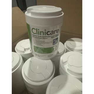 แผ่นเช็ดทำความสะอาดอเนกประสงค์ ทิชูเปียก Clinicare