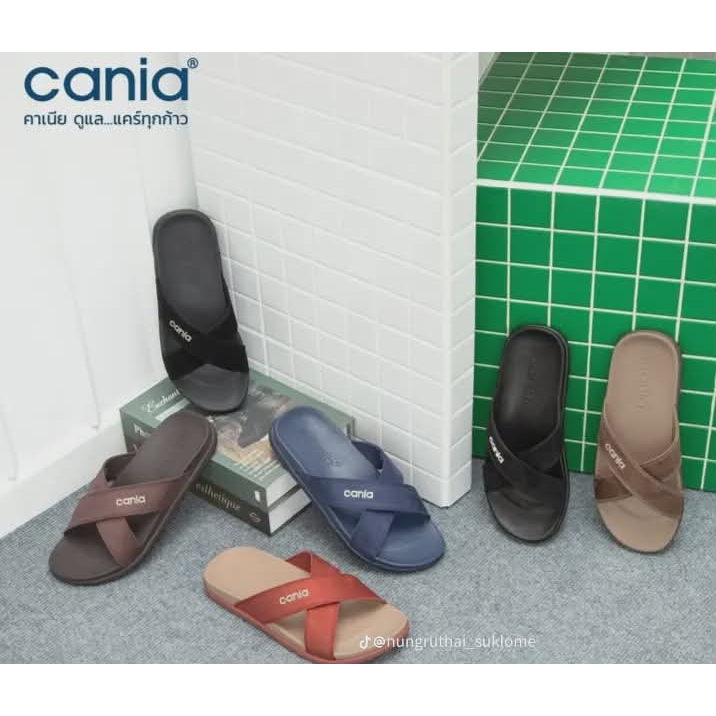 รองเท้าแตะผู้ชาย รองเท้าแตะลำลองผู้ชาย CANIA