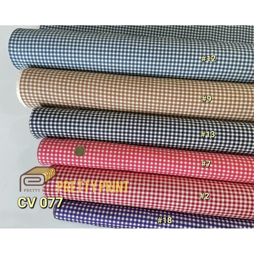 แคนวาส8ออนซ์พิมพ์ลาย CV 077(ขายเป็นหลา)