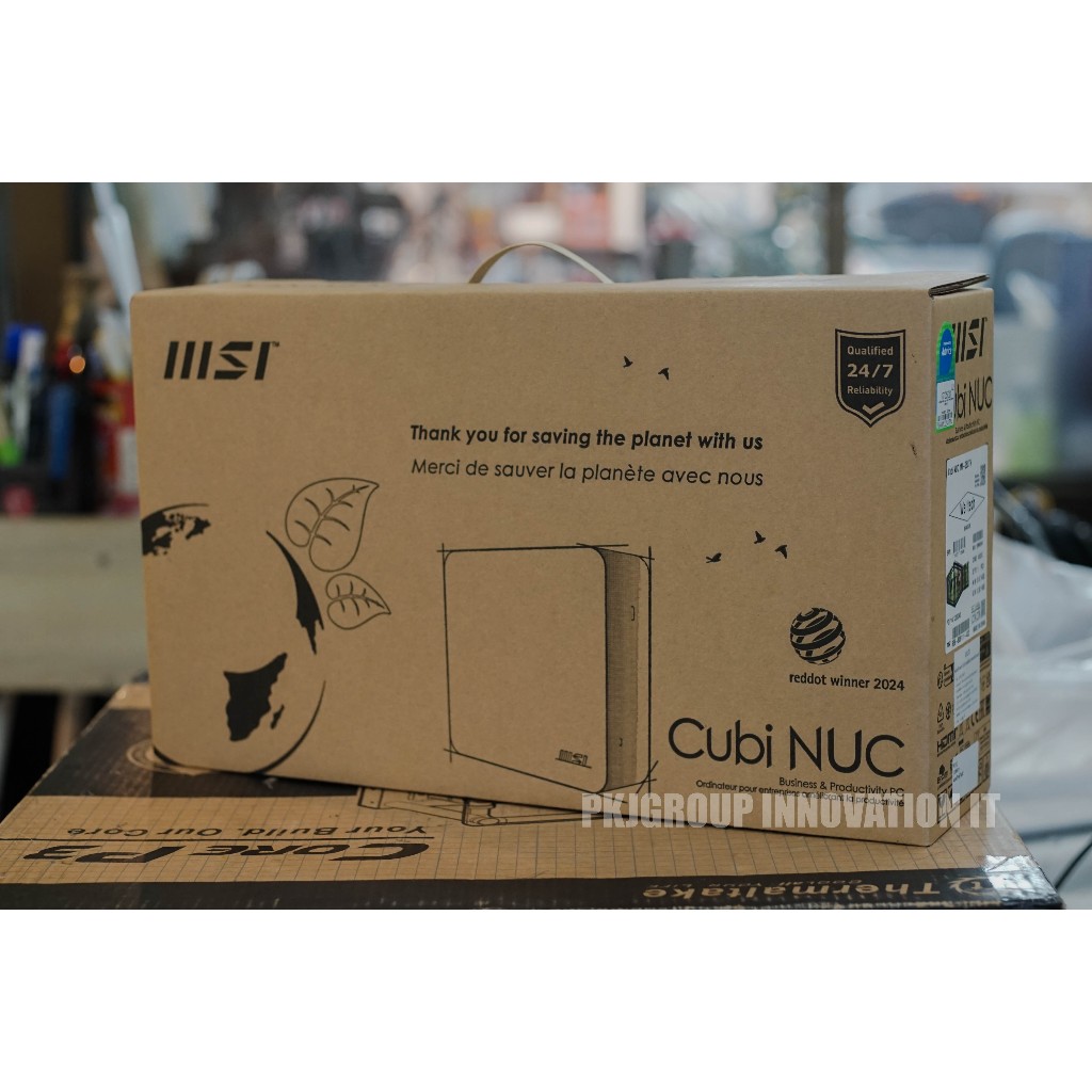 MINI PC ของใหม่ MSI CUBI NUC 1M-288TH Intel Core 3-100U RAM 8GB M.2 512 GB