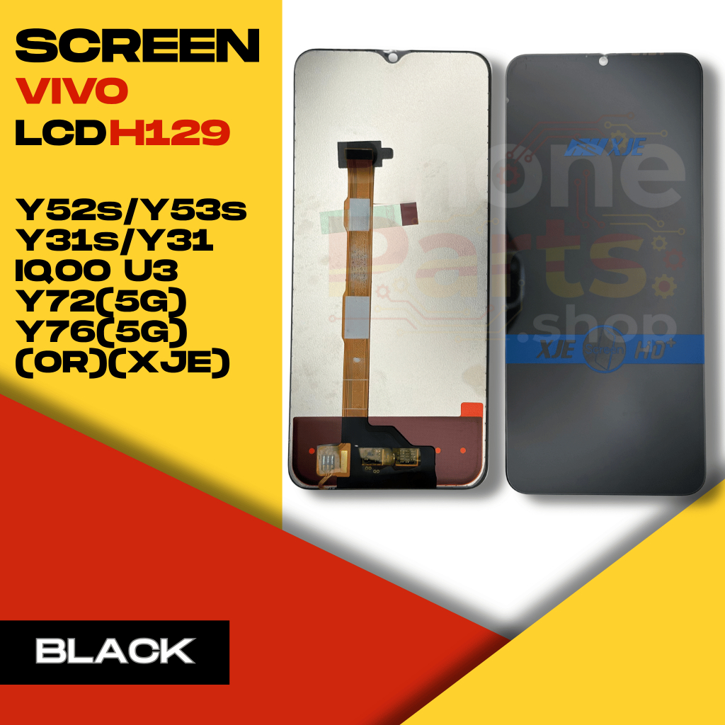 หน้าจอ LCD VIVO Y52s/Y53s/Y31s/Y31/IQOO U3/Y72(5G)/Y76(5G) (OR) (BLACK) (XJE)