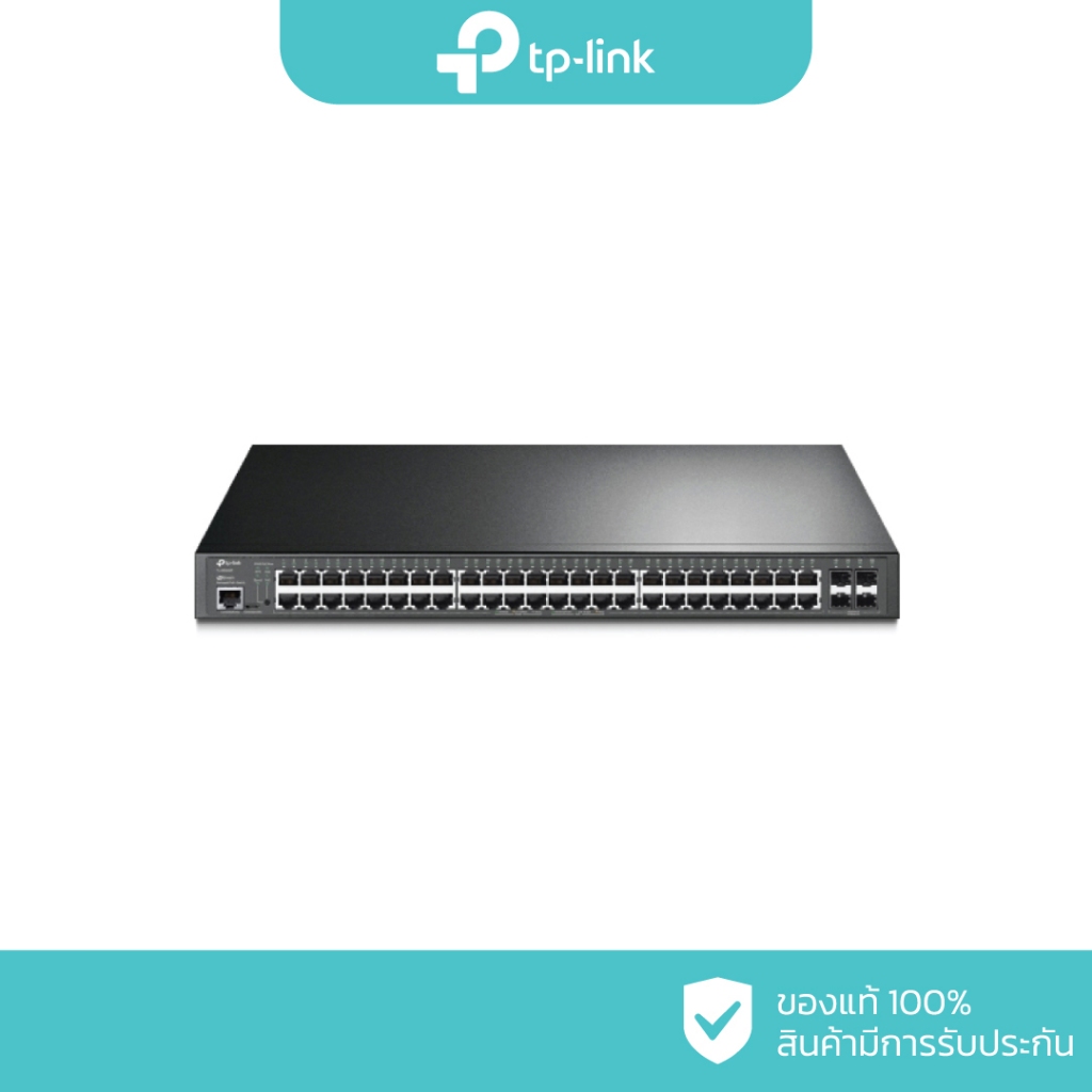 TP-LINK JetStream 52-Port Gigabit L2+ Managed Switch with 48-Port PoE+ รุ่น TL-SG3452P