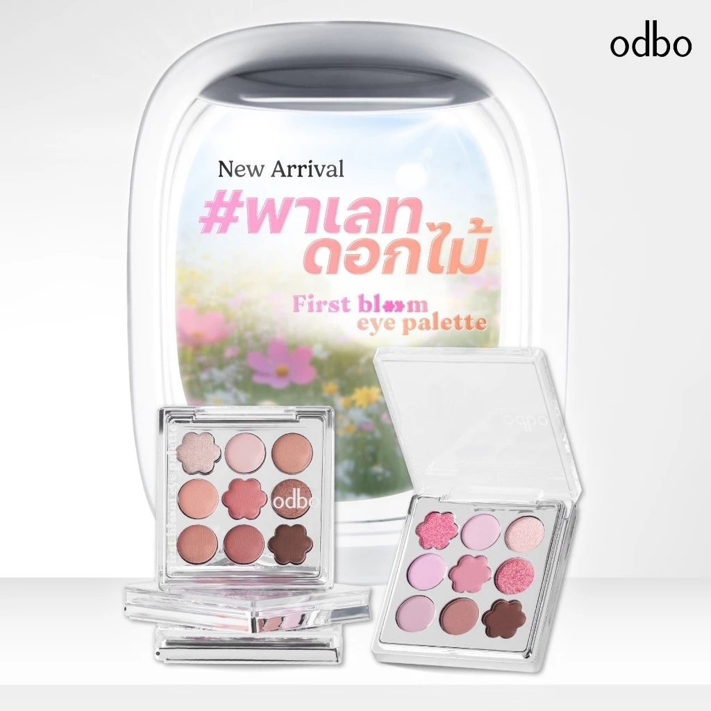 ODBO First Bloom Blush Palette บลัชออนพาเลทท์ thumbnail 4