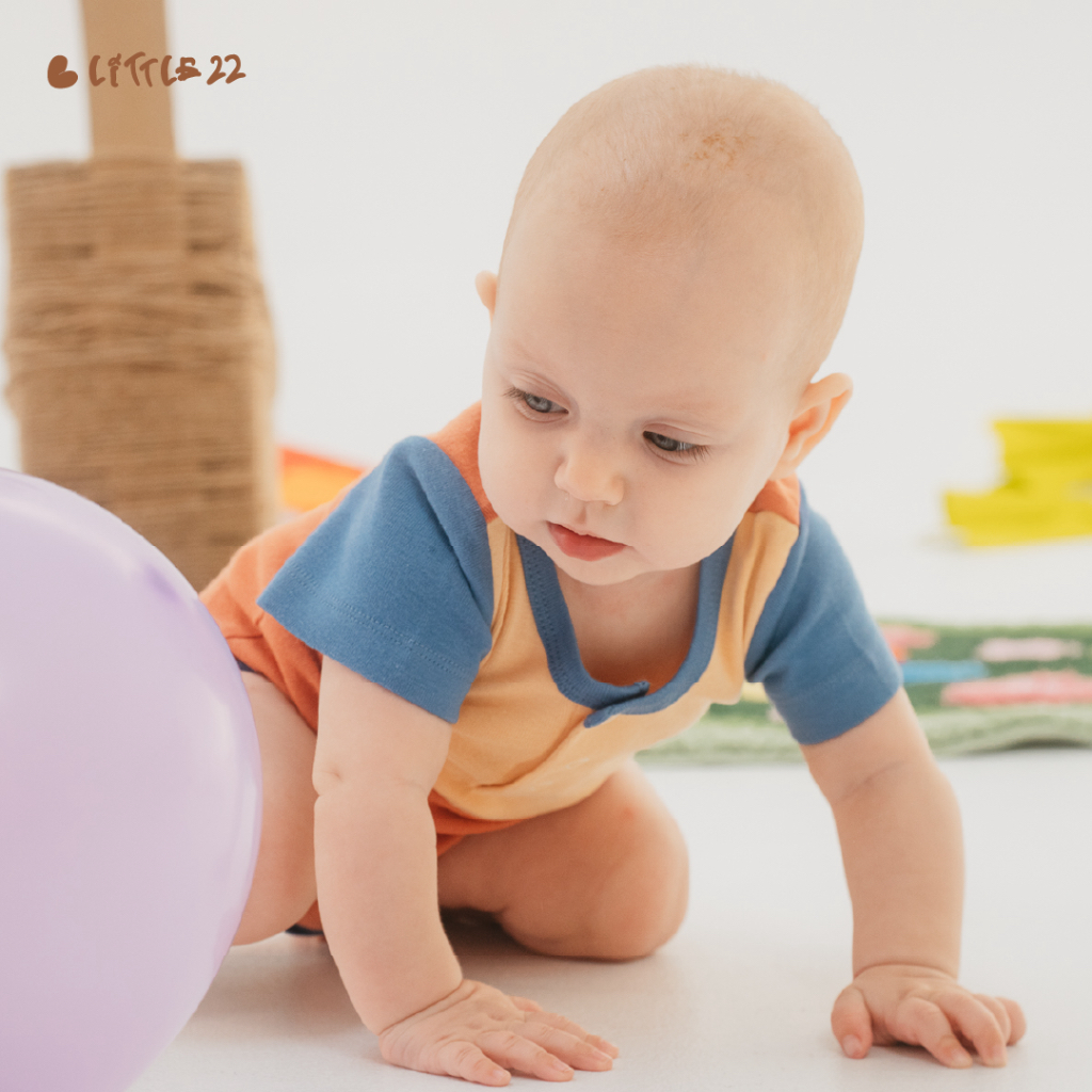 Little22 Everyday Short Sleeve Bodysuit Sunny Timo (Felix)