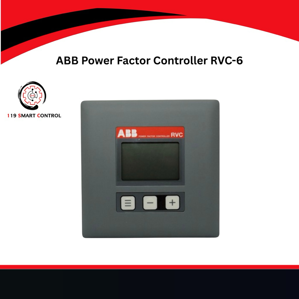 ABB RVC-6 Power Factor Controller 6 Step | เครื่องควบคุม Power Factor สำหรับ Capacitor Bank