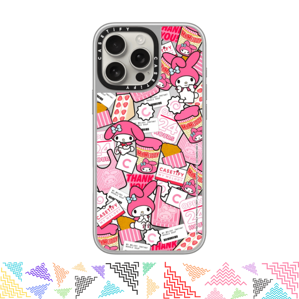 CASETiFY | My Melody Sticker Case [My Melody] For iPhone Samsung แท้
