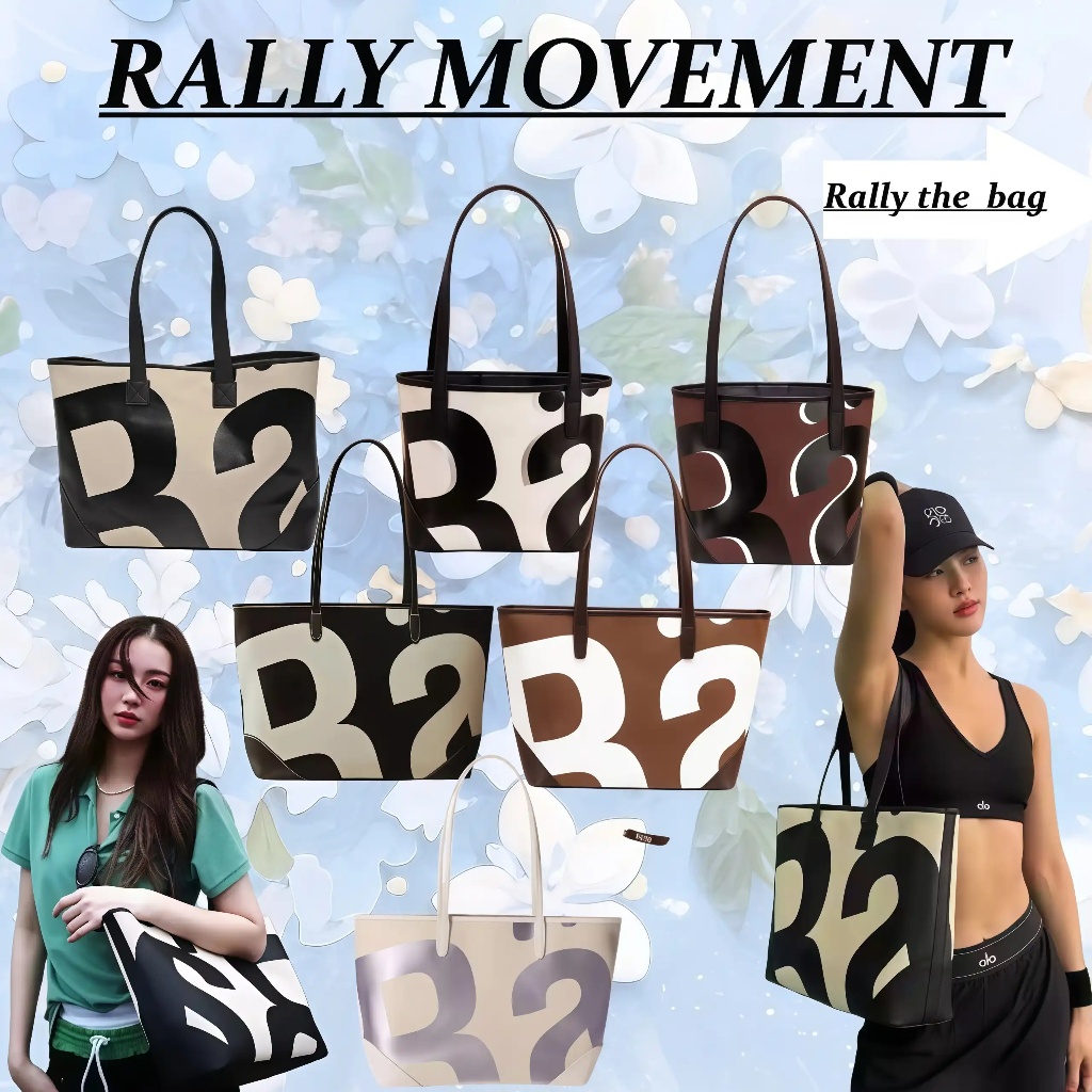 ✅ของแท้ 100% พร้อมส่ง💓 Rally Tote Bag Rally The Bag Rally Movement City Tote กระเป๋าสะพายข้างแบรนด์ไทย