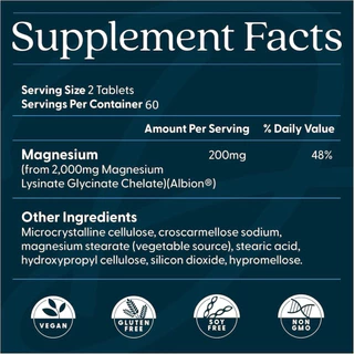 ✅พร้อมส่ง แมกนีเซียม ไกลซิเนต⭐️ Doctor's Best, High Absorption Magnesium Glycinate + Lycinate, 100 mg, 120 Tablets
