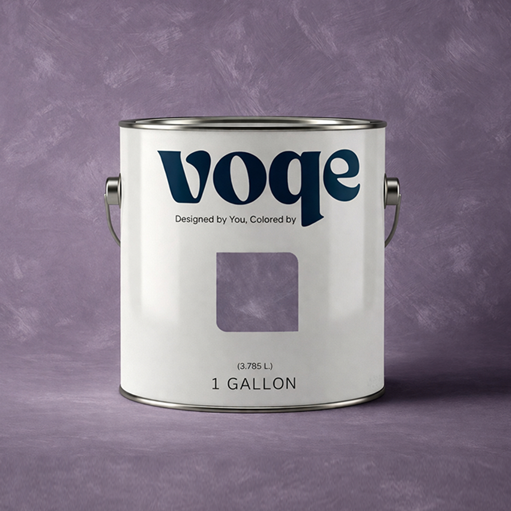 Voqe Mineral Finish เฉดสี กะหล่ำม่วง สีตกแต่งธรรมชาติ สร้างมิติ ผิวสัมผัสแบบด้าน (Matte Finish)