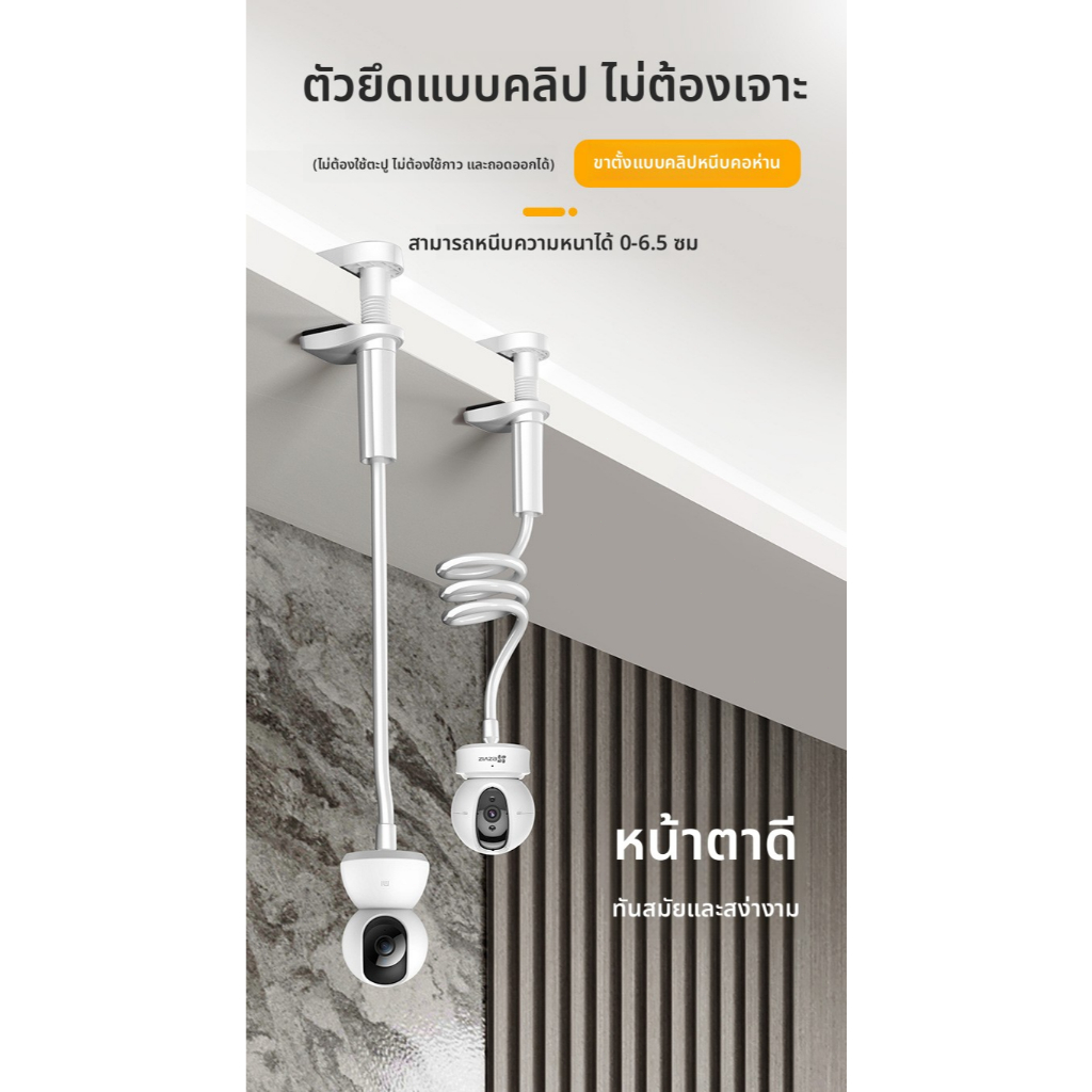 ☜กล้องวงจรปิด ฐานยึดตายตัว ขายึดในร่ม ฝ้าเพดาน ติดไฟซ่อน คลิปตั้งโต๊ะ ฟรี มิลเล็ต 360 ฟลูออไรต์