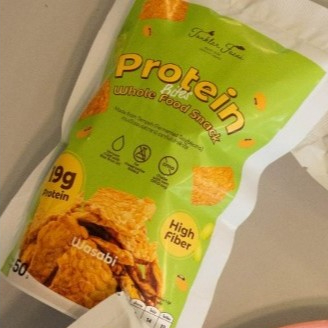 Protein bites เทมเป้กรอบ คริสปี้ รสวาซาบิ l Tempeh wasabi flavor  เทมเป้พร้อมทาน เทมเป้ทอดกรอบ ขนมสุขภาพ ขนมคลีน โปรตีน