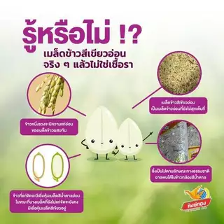 หงษ์ทอง ข้าวกล้องหอมใหม่ 100% 2 กิโลกรัม
