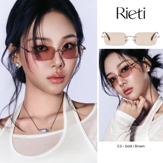 [ NEW!! สินค้าใหม่!! ] Rieti - CAROA แว่นกันแดด แว่นไร้กรอบ เลนส์สีแฟชั่น BIBI pick collection (RTI26SU4054U)