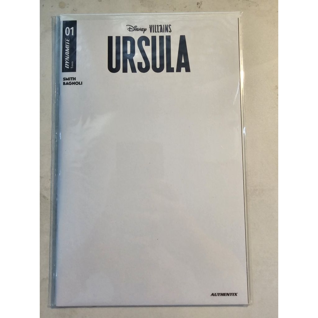 Disney Villains: Ursula #1 – Authentix Blank Variant