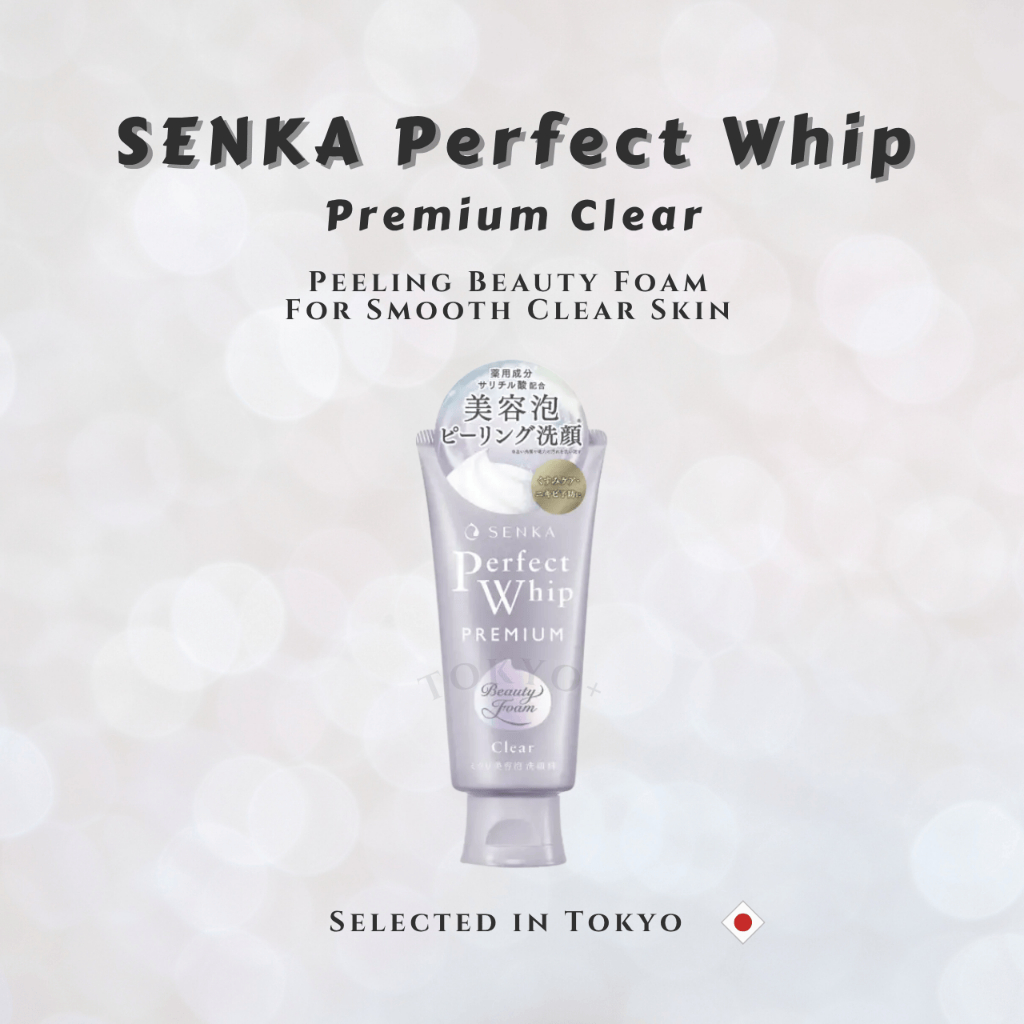 SENKA Perfect Whip Premium Clear | Amazon Limited Japan 🇯🇵 | Peeling Beauty Foam | Acne & Pore Care