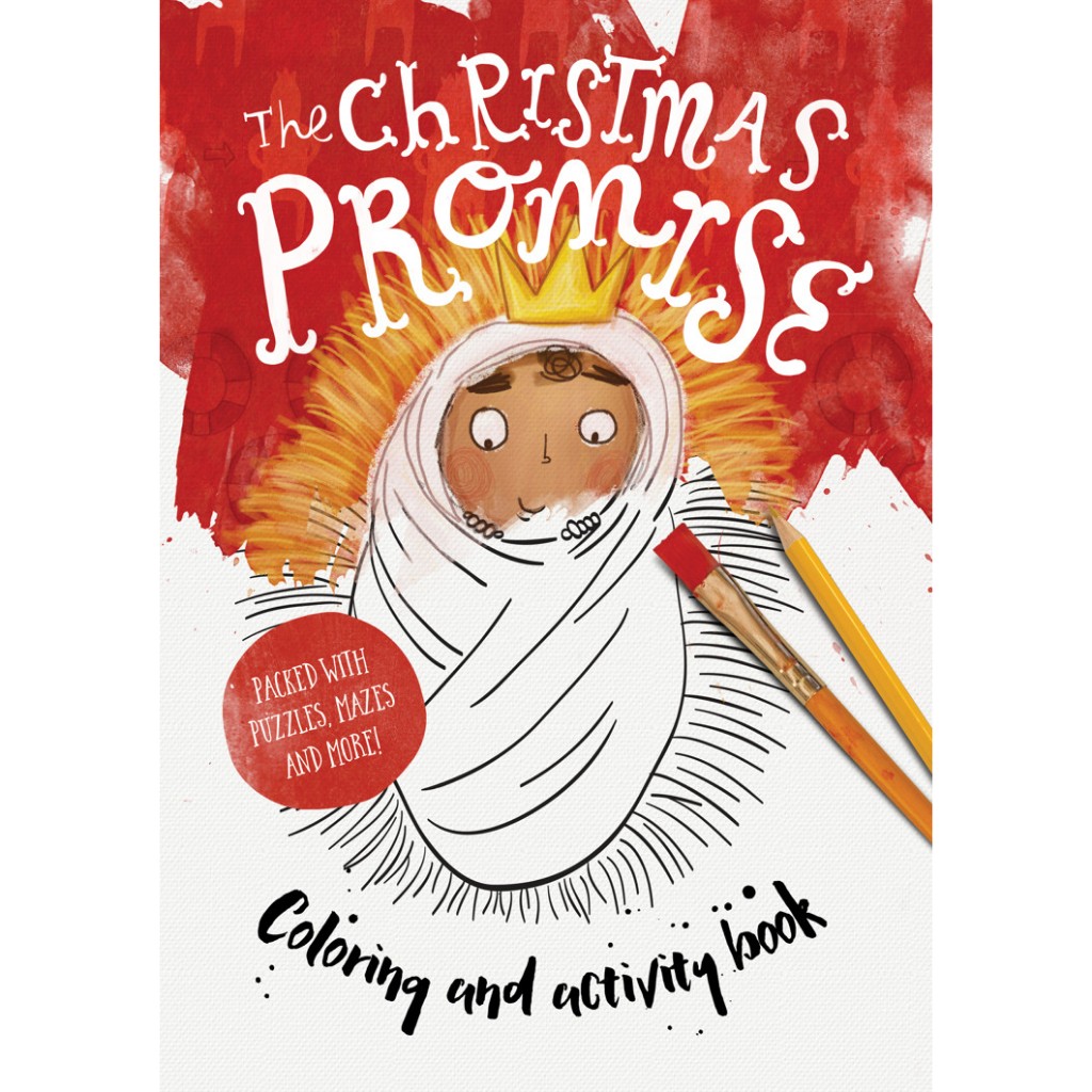 Christmas Promise Activity Book for Kids | Coloring Puzzle Book | Christian Bible Activity Book Jesu