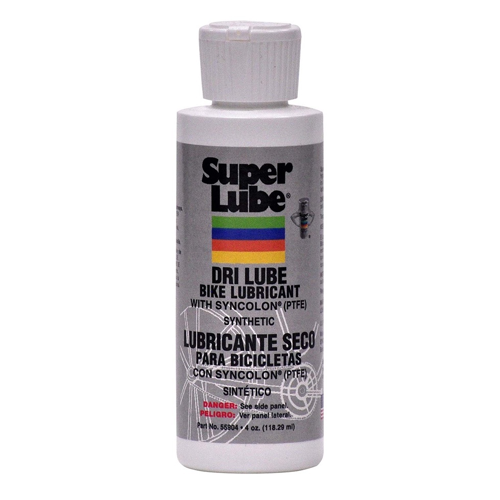 SUPER LUBE 55904 สูตรDRI LUBE BIKE LUBRICANT น้ำมันหล่อลื่นแบบแห้งเร็ว