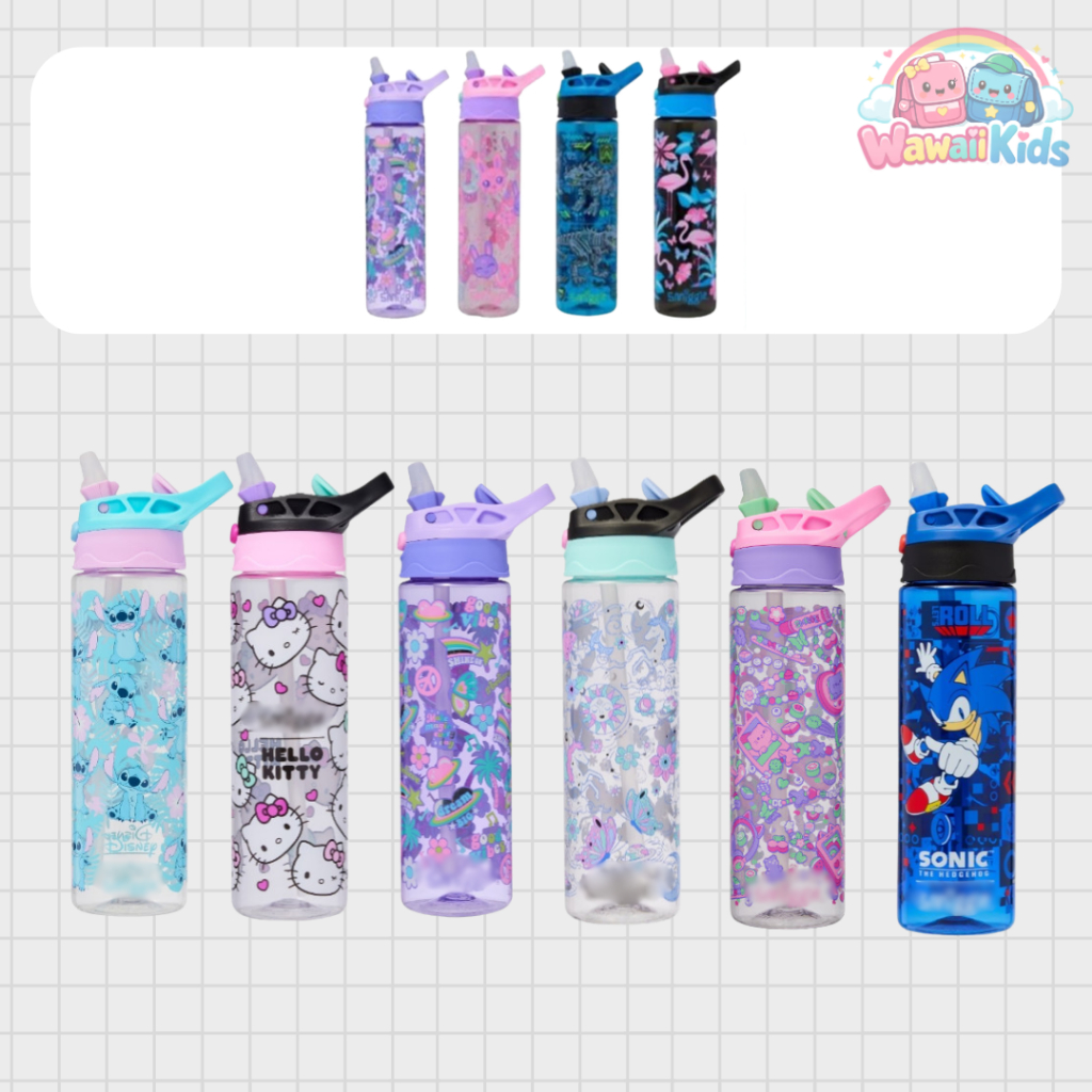 🧃ขวดน้ำพลาสติก ขวดน้ำ กระติกน้ำ🧃Plastic Drink Bottles ขนาด 650-700ML แบบกดเด้ง-งัด-สเปรย์ หลายแบบคลิก
