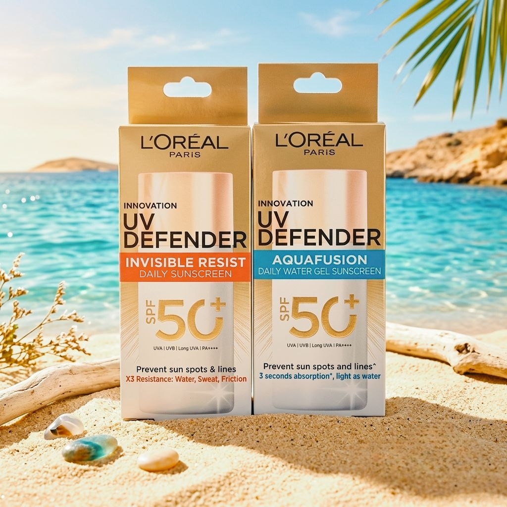 LOREAL UV DEFENDER ลอรีอัล เซรั่ม กันแดด สูตรบางเบา✨️ EXP 2028 ขนาด 50ml 💥สินค้าของแท้จาก SHOP