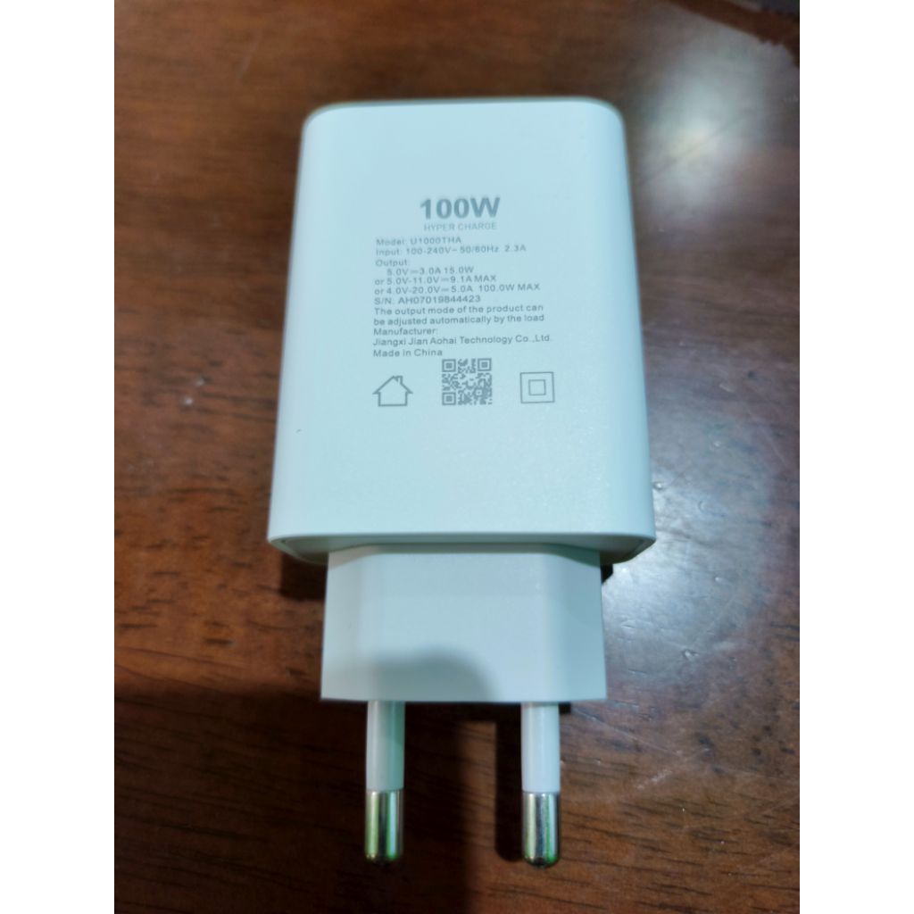 Adapter fast charge infinix 100W