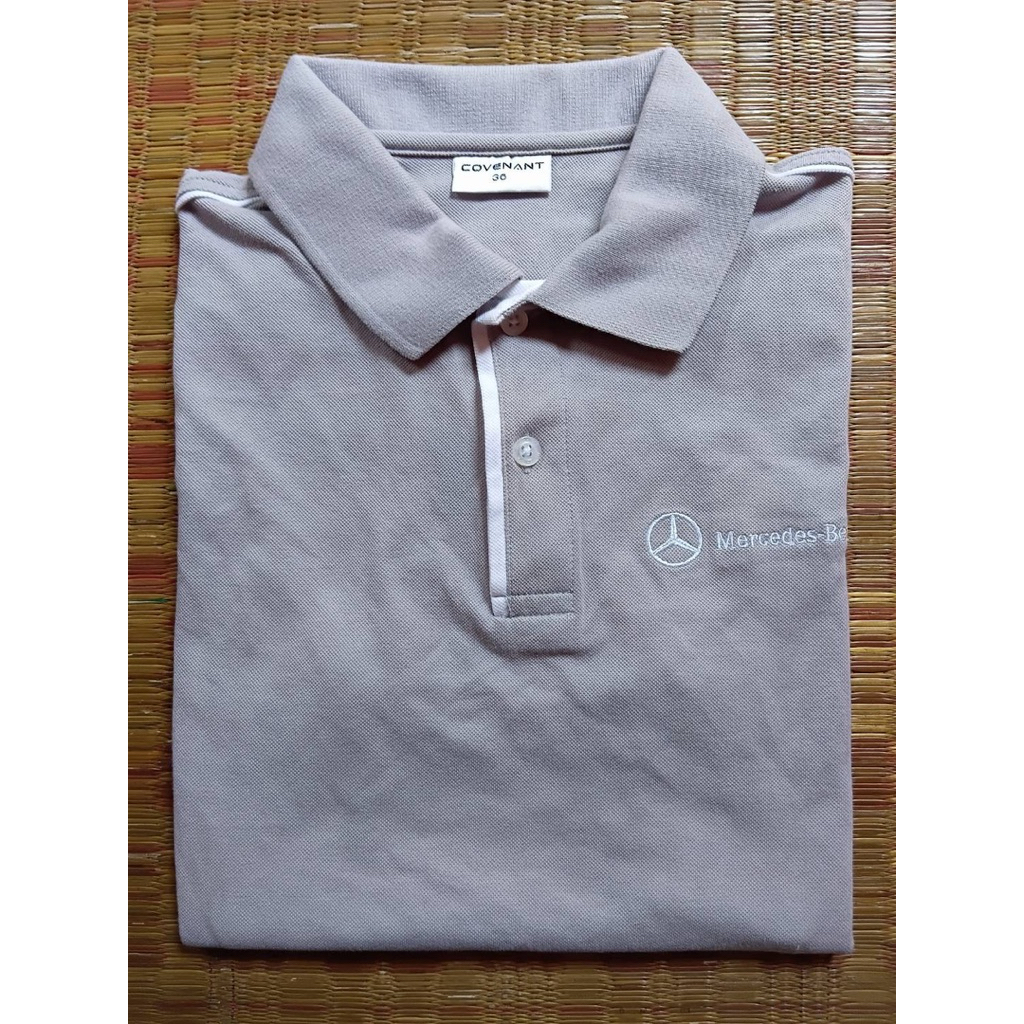 เสื้อโปโลสีเทา Mercedes-Benz