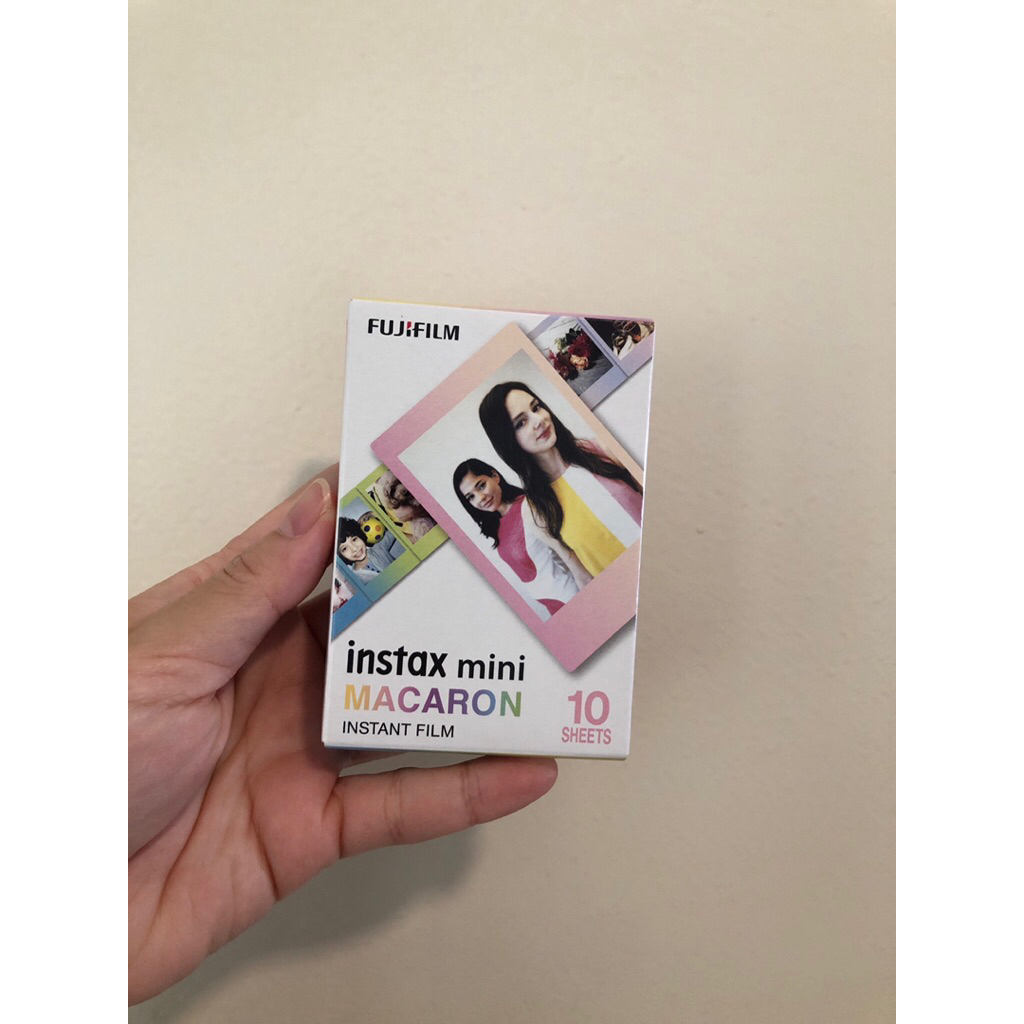 📌พร้อมส่ง📌ฟิล์ม Instax ขนาดมินิ Fujifilm Instax Mini 📷 ลาย Macaron 💕