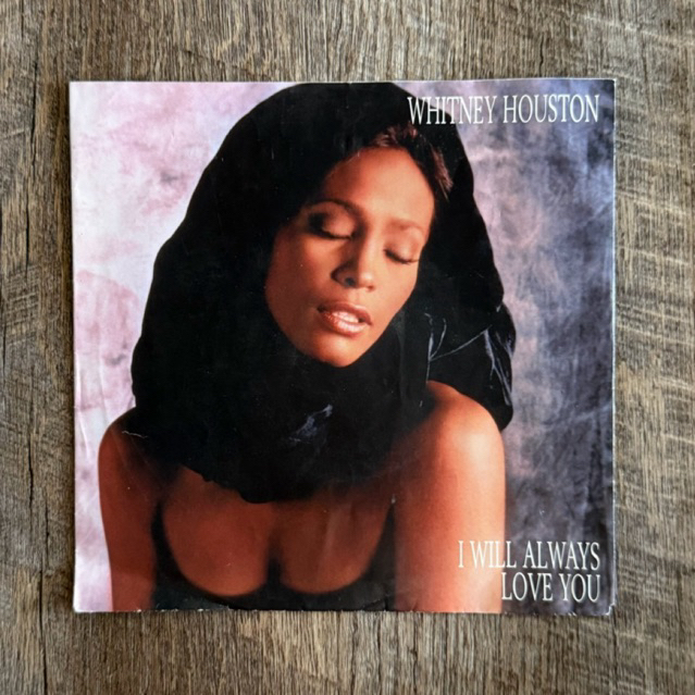 แผ่นเสียง Whitney Houston - I will always love you vinyl lp 7”(G+)