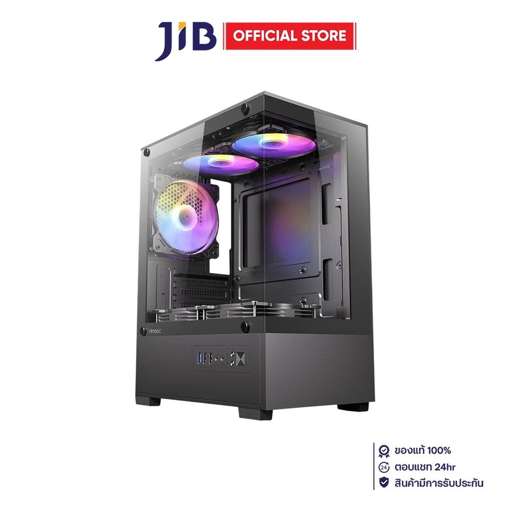CASE (เคส) ANTEC VCX100M ARGB - MICRO-ATX BLACK