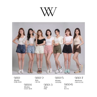 รุ่น980 กางเกงยีนส์ขาสั้นมี8สี