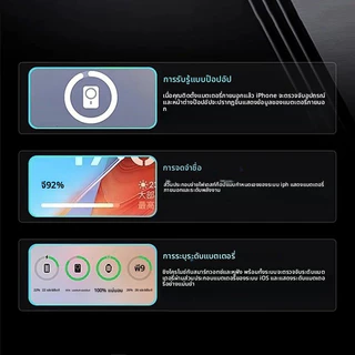[CCCการรับรอง]Powerbank เล็กที่สุด แบตสํารอง Magnetic 20000mAh Mini พาวเวอร์แบงไร้สาย พาวเวอร์แบงค์ แสดงผลดิจิตอล