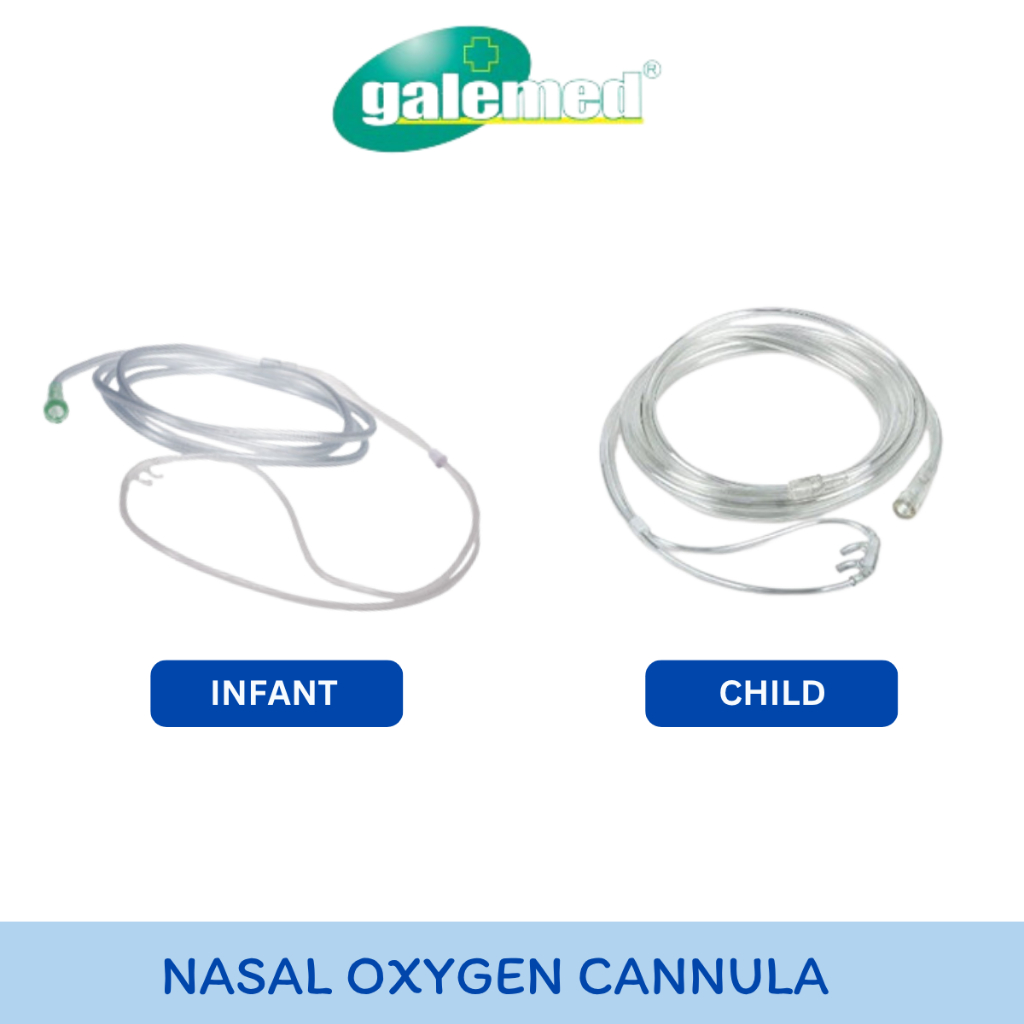 Galemed Nasal Cannula [Child/Infant] ท่อให้ออกซิเจนทางรูจมูก แบบใช้ครั้งเดียว เด็กเล็ก / สำหรับเด็กโ