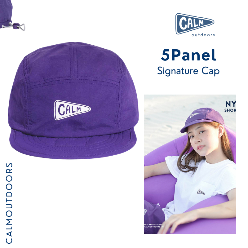 5Panel Signature Cap | The Legend of Calm Outdoors หมวกห้าพับ ซิกเนเจอร์